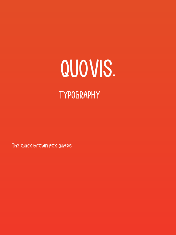 Quovis. Poster