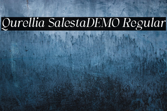 Qurellia SalestaDEMO Regular Example 2