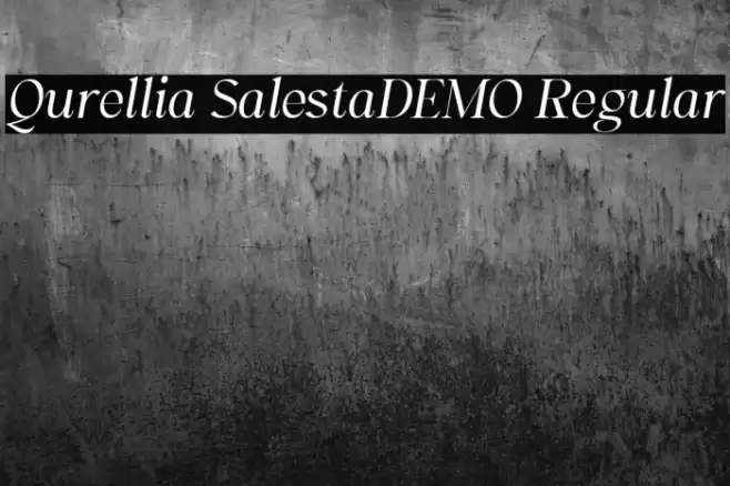 Qurellia SalestaDEMO Regular  examples
