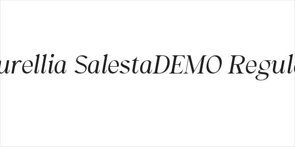 Qurellia SalestaDEMO Regular Logo