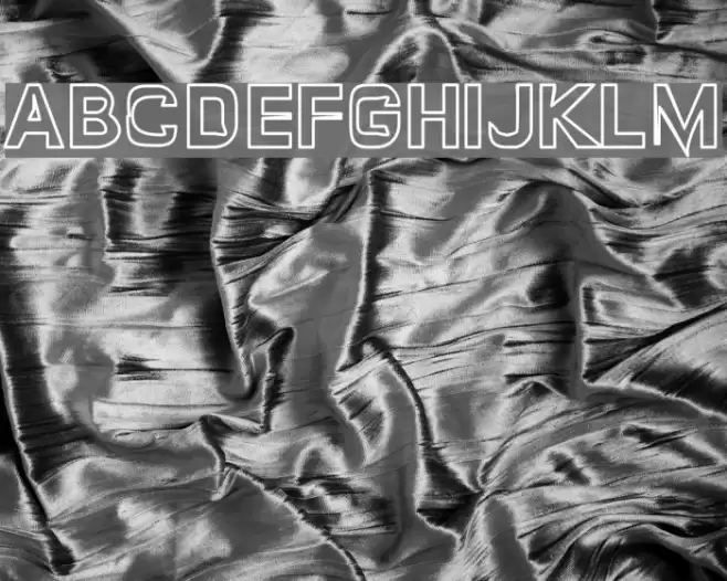 Quropa Hollow Font examples