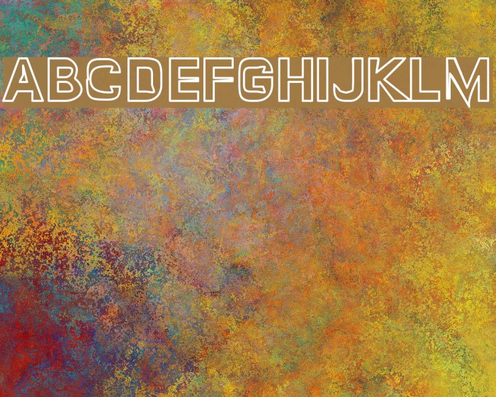 Quropa Hollow Font examples