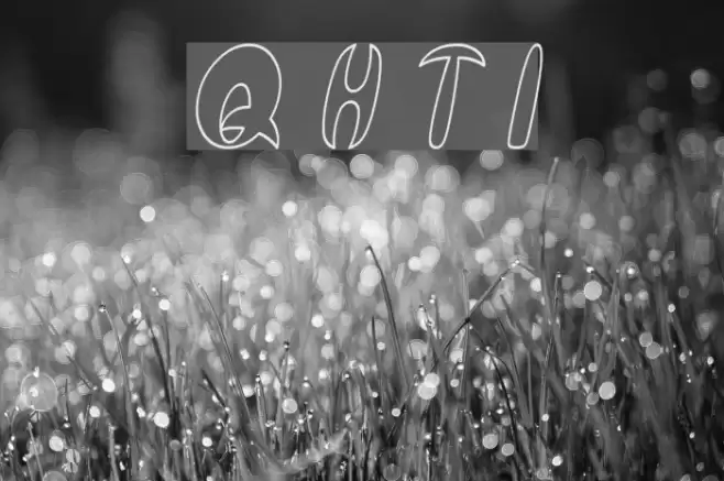 Qurve Hollow Thin Italic Fonte examples