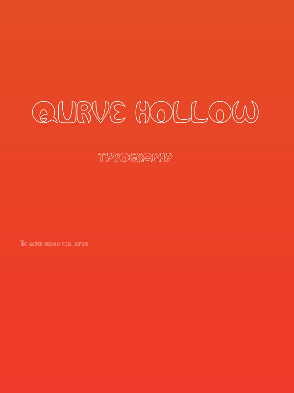 Qurve Hollow Poster
