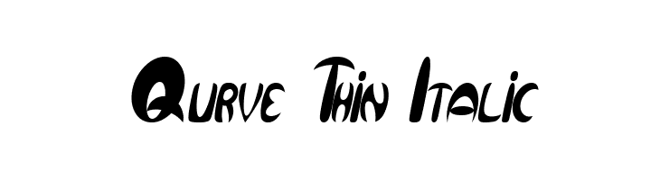 Qurve Thin Italic Font