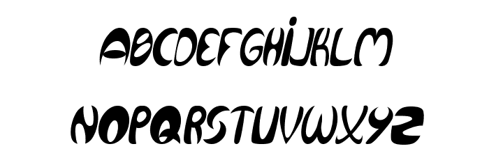 Qurve Thin Italic Font LOWERCASE