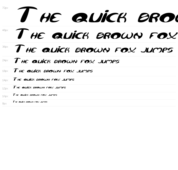 Qurve Wide Italic Waterfall