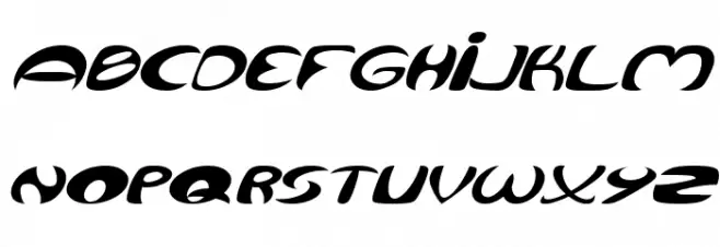 Qurve Wide Italic फ़ॉन्ट लोअरकेस