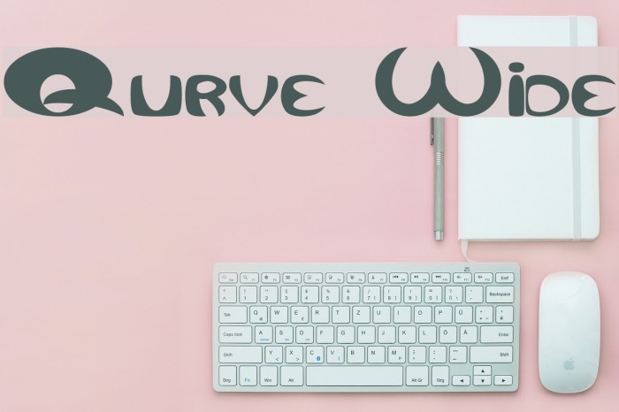 Qurve Wide Font examples