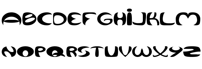 Qurve Wide Font LOWERCASE