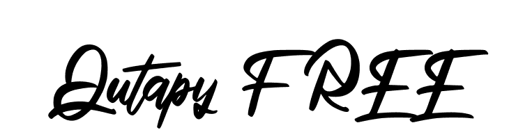 Qutapy FREE  Descarca Fonturi Gratis
