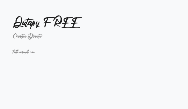 Qutapy FREE Business Card