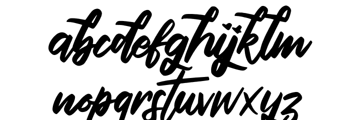 QutapyFREE Font LOWERCASE