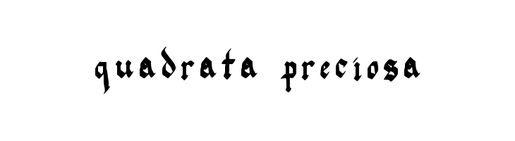 quadrata preciosa  नि: शुल्क फ़ॉन्ट्स डाउनलोड