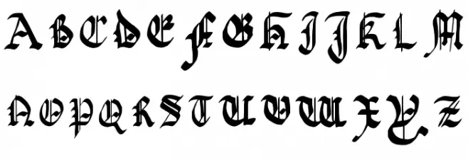 quadrata preciosa Font OTHER CHARS