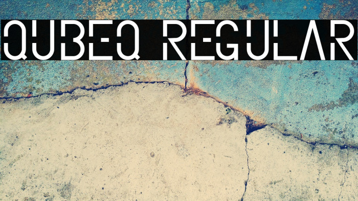 qubeq Regular Font examples
