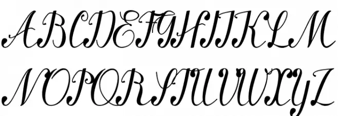 queenly Schriftart Groß