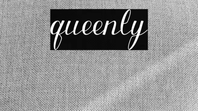 queenly Font examples