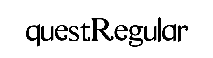 questRegular Font