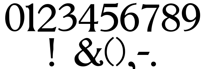 questRegular Font OTHER CHARS