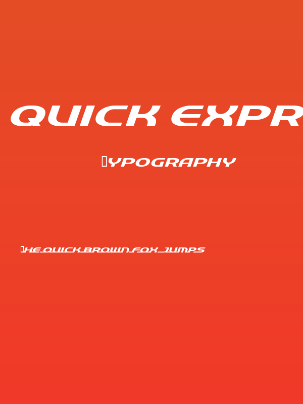 quick express Poster