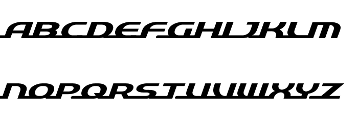 quick express Font LOWERCASE