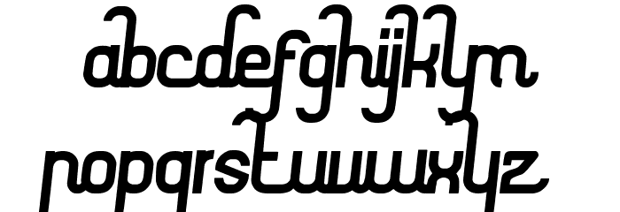 quickland Font LOWERCASE