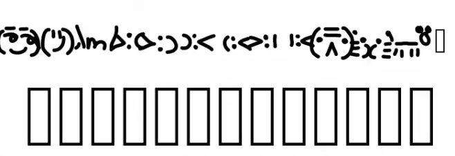 quickpickglyphsal フォント その他の文字