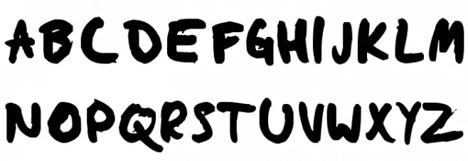 quickrite フォント 大文字