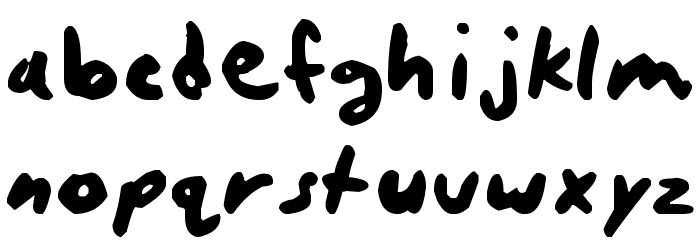 quickrite Font LOWERCASE