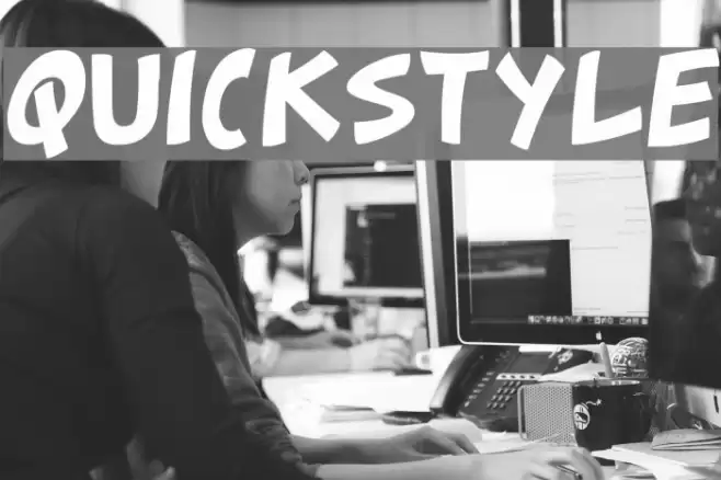 quickstyle Font examples