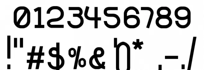 quiñók Font OTHER CHARS