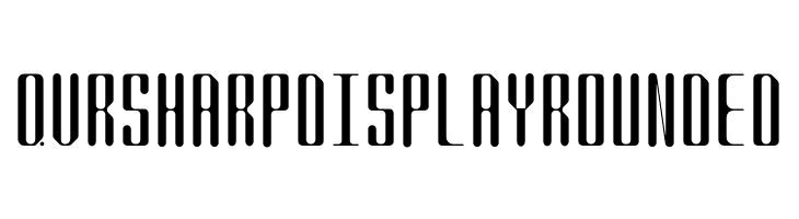 QVR Sharp Display Rounded  Frei Schriftart Herunterladen