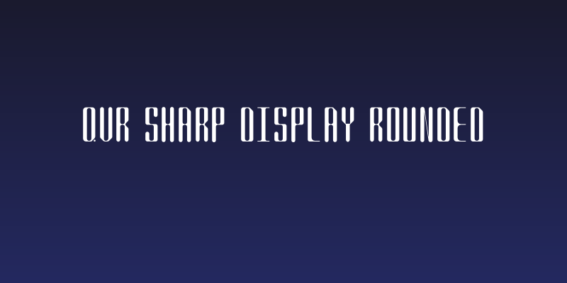QVR Sharp Display Rounded Social Header