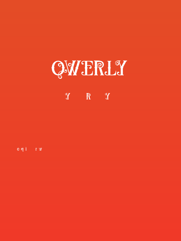 QWERLY Poster