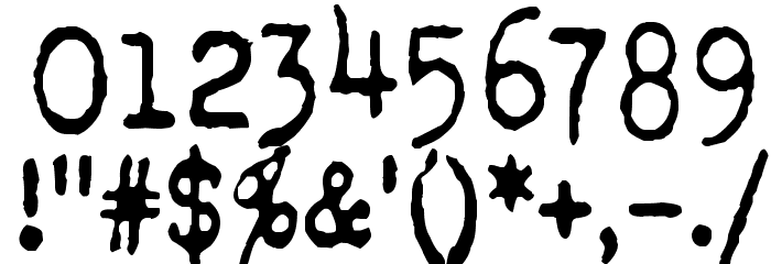 QWERTYpe Font OTHER CHARS