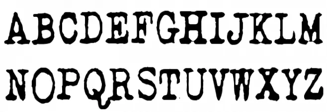 QWERTYpe Fuentes MAYÚSCULAS