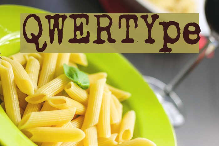 QWERTYpe Font examples