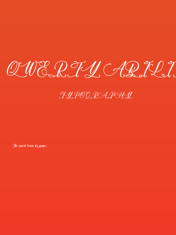 Qwerty Ability - Personal Use Poster