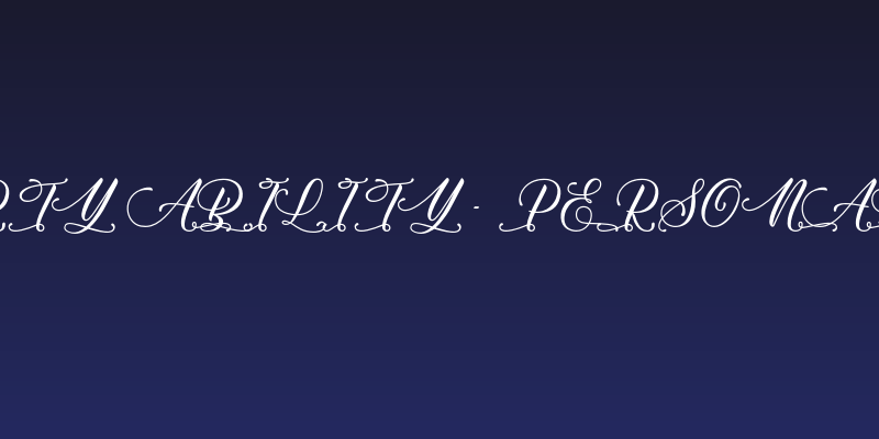 Qwerty Ability - Personal Use Social Header