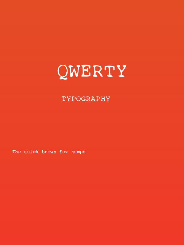 Qwerty Poster