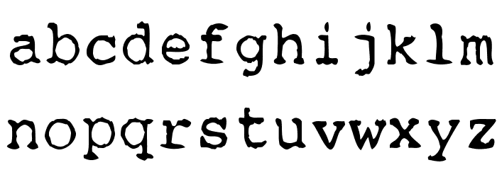Qwerty Font LOWERCASE