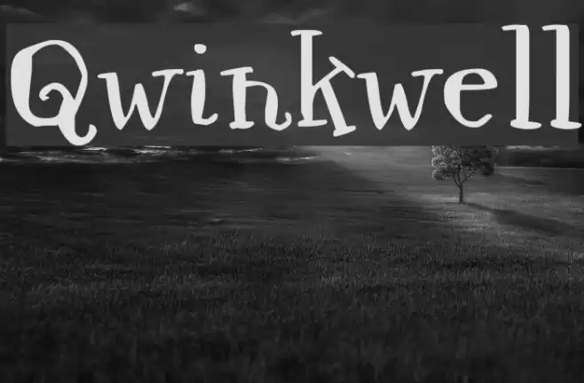 Qwinkwell Font examples
