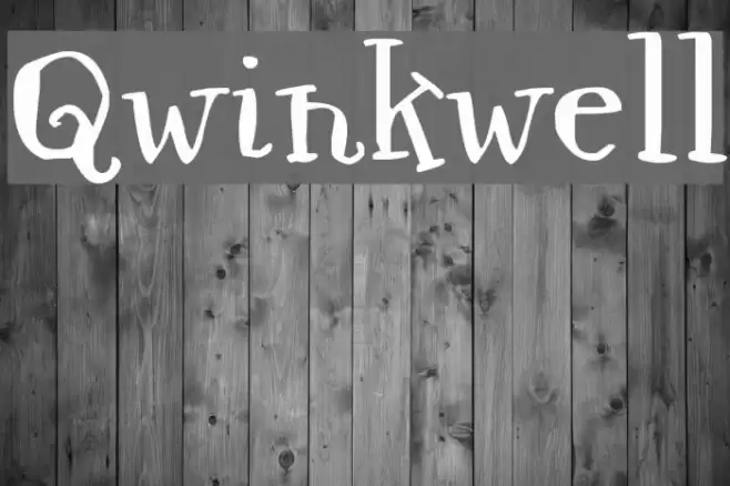 Qwinkwell Font examples