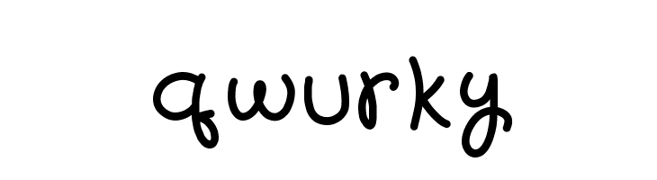 qwurky  font caratteri gratis