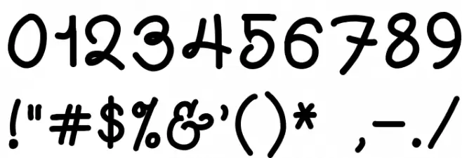 qwurky Font OTHER CHARS