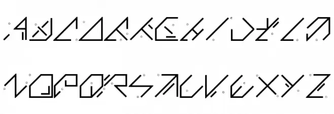 QX Basic Шрифта ВЕРХНИЙ