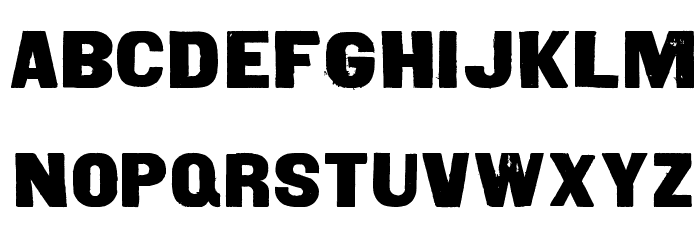 qxi Bold Font LOWERCASE