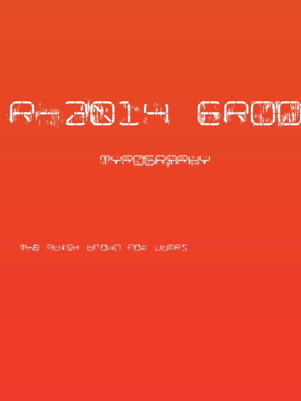 R-2014 Eroded Poster