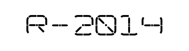 R-2014 Font